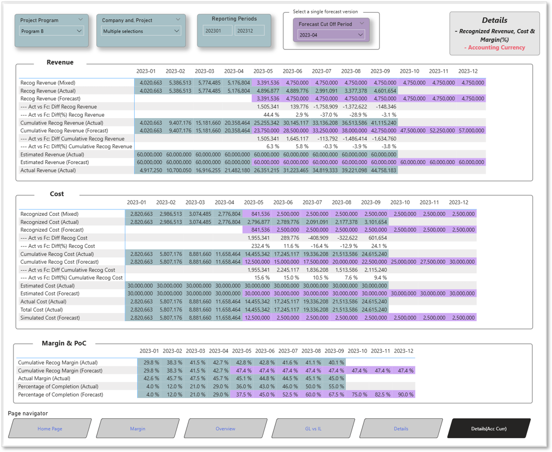Details - Accounting Currency
