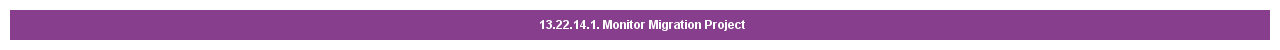 MonitorMigrationProject