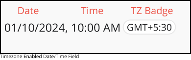 Timezone Enabled Date/Time Field