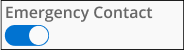 Emergency Contact Selection