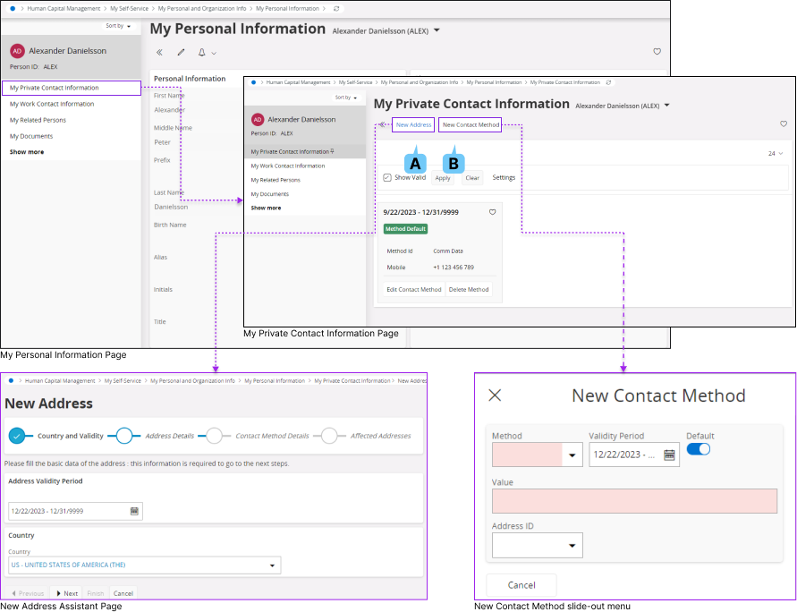 Private Contact Information