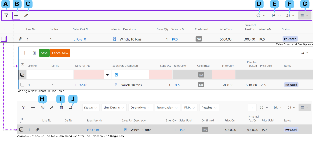 General Functionalities