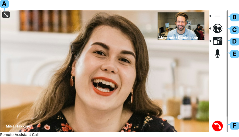 Remote Assistance Call