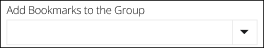 Add Bookmarks to the Group