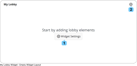 Empty My Lobby Widget