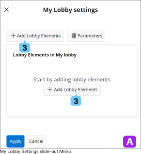 My Lobby WIdget Settings