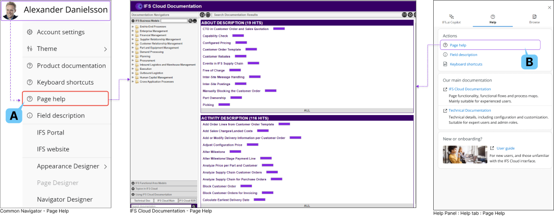 How To Access Page Help