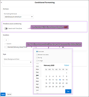Time Zone toggle Off