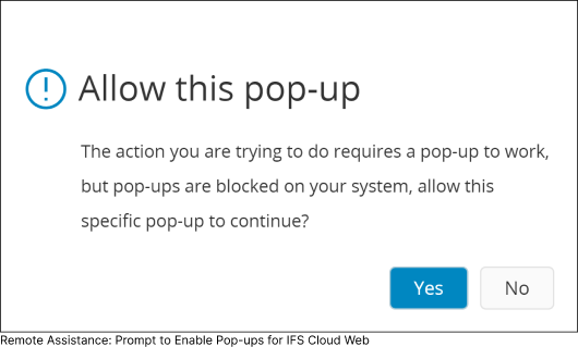 Allow Pop-up