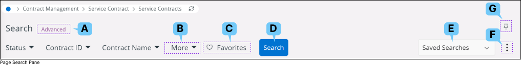 Page Search Pane