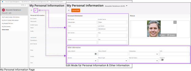 My Personal Info