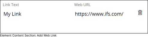 Add Web Link