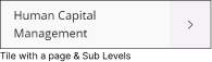 Navigator Tile with Sub Levels & Pages
