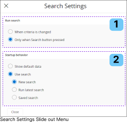 Search Settings