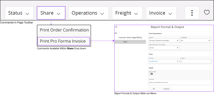 Commands Section