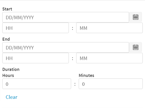 Event Filter Date Range