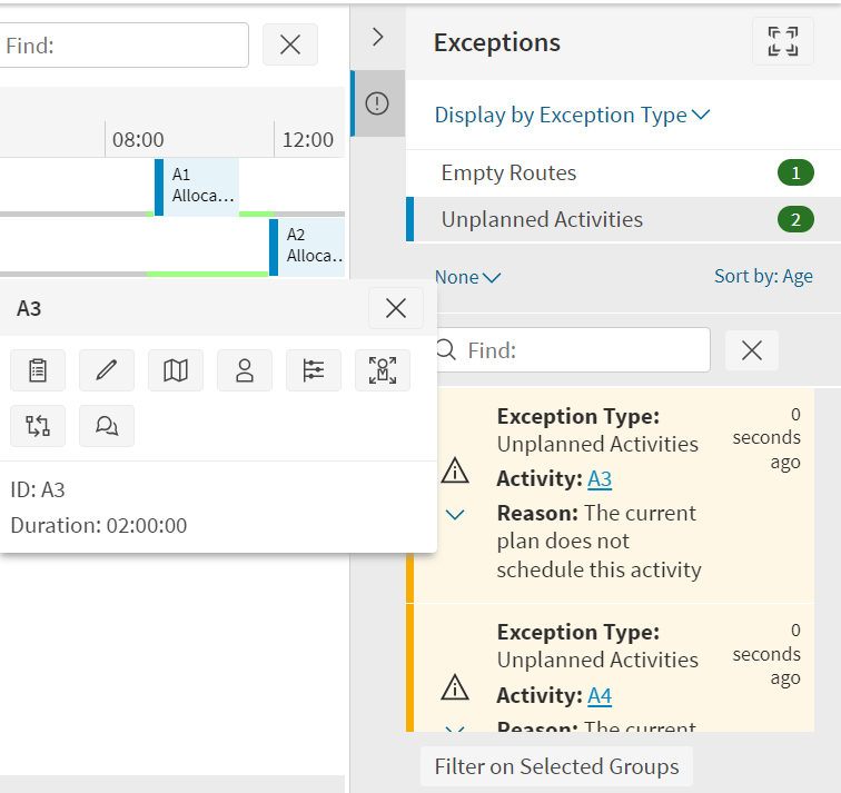 Navigate from Exception