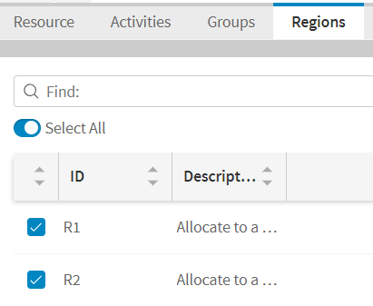 Filter Regions