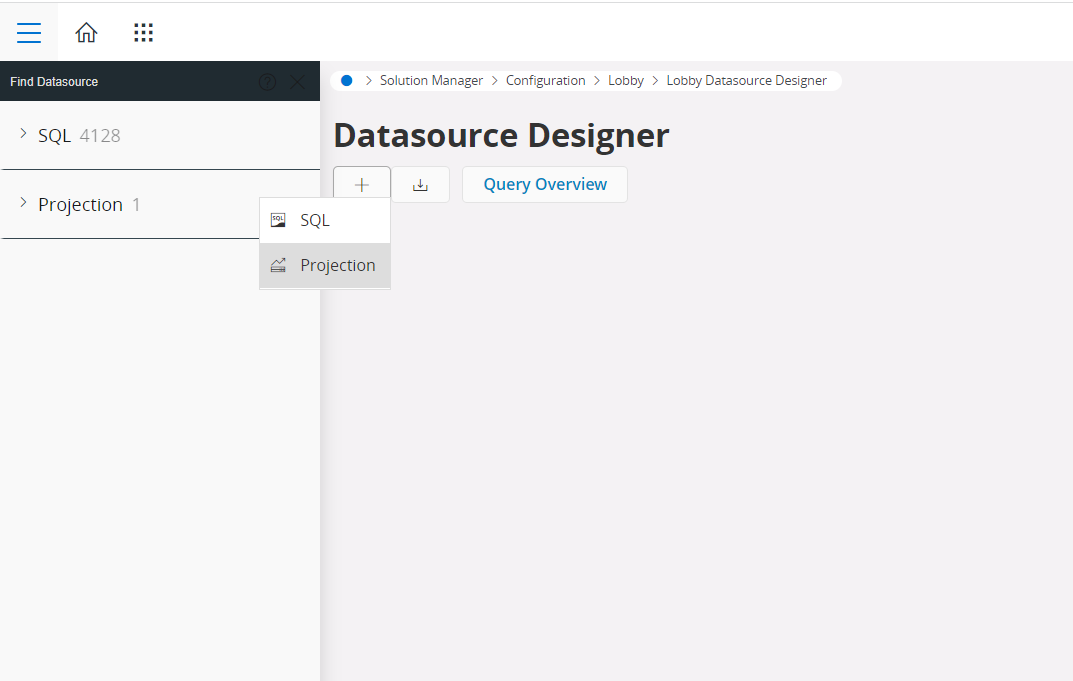 Datasource Designer