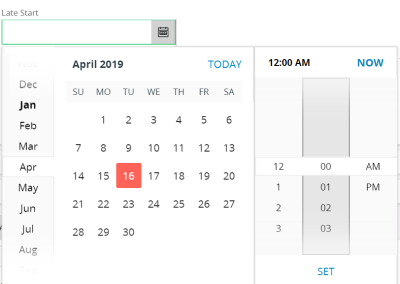 Date Time Picker - Date and Time