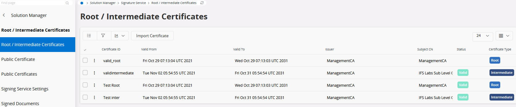 root-intermediate-certs-page