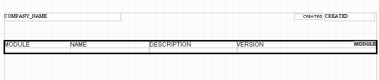 An example of a simple table structure