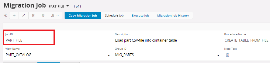 Load File to Table - Technical Documentation For IFS Cloud
