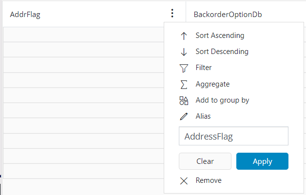 Setting an alias