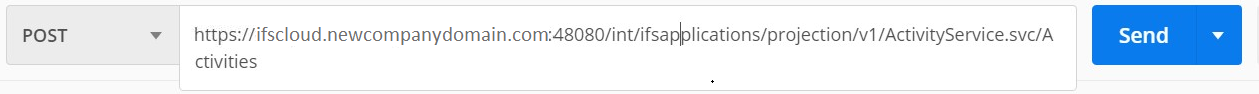 POST operation URL