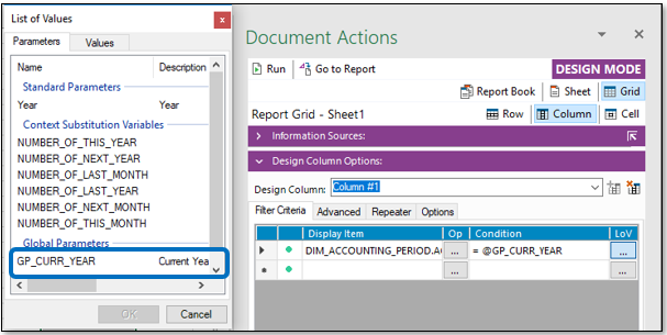 Global BR Parameters - Technical Documentation For IFS Cloud