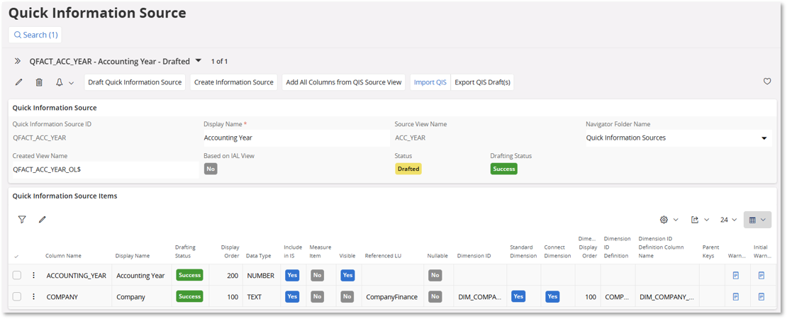 Quick Information Source - Technical Documentation For IFS Cloud
