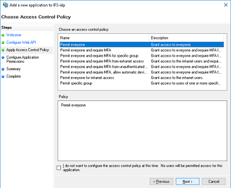 Configuring Windows ADFS - Technical Documentation For IFS Cloud