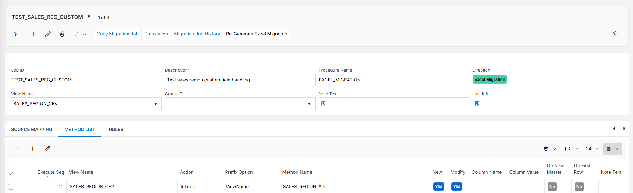 Excel Migration - Technical Documentation For IFS Cloud