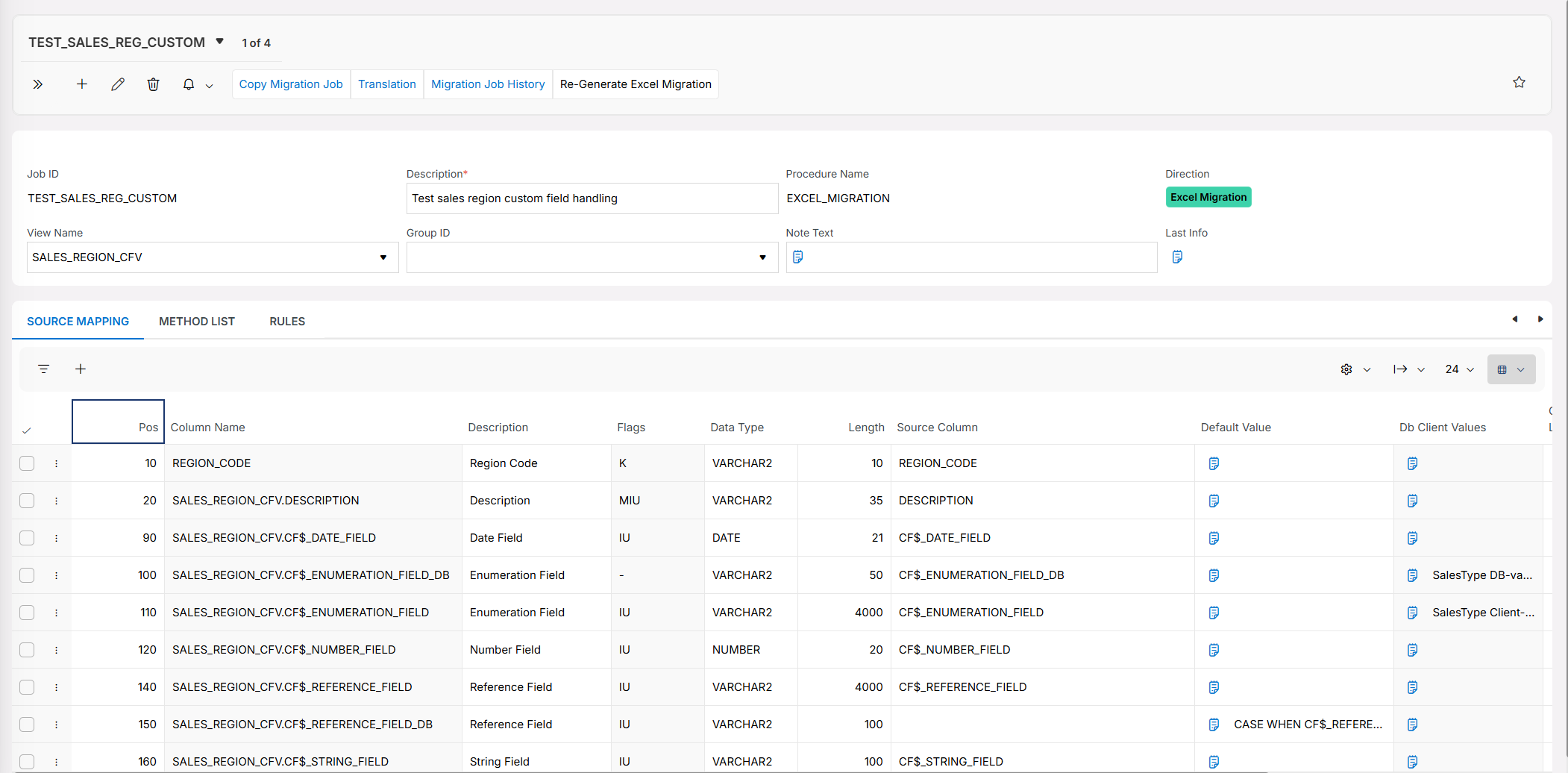 Excel Migration - Technical Documentation For IFS Cloud