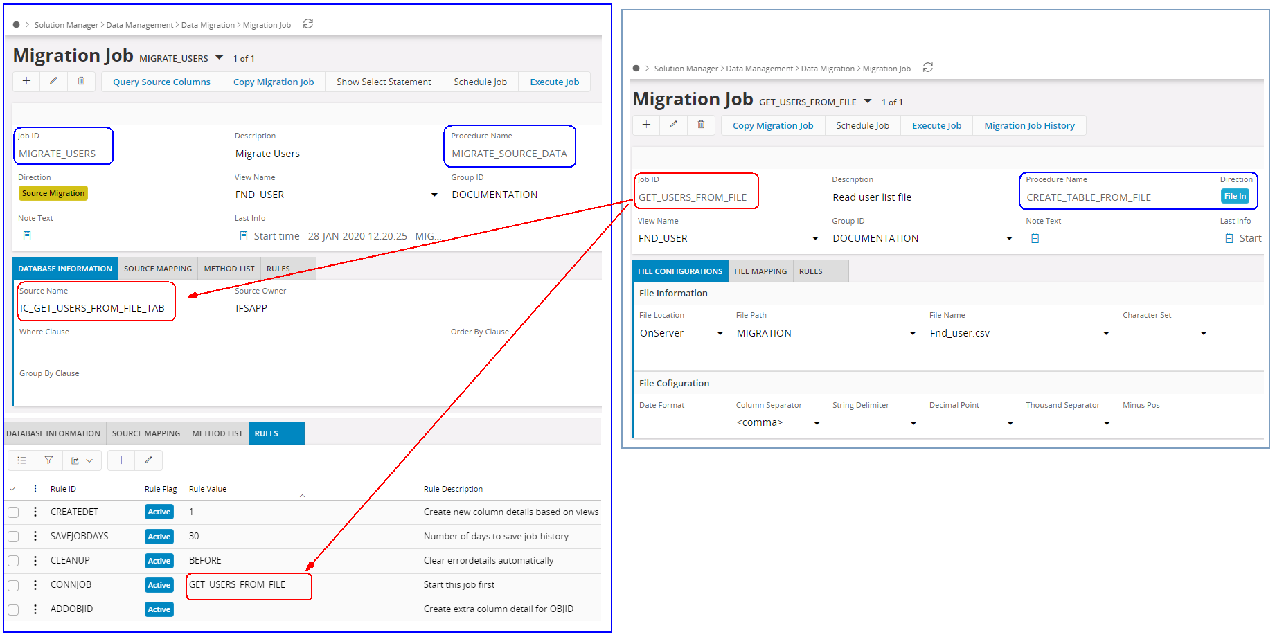 Connect Jobs - Technical Documentation For IFS Cloud