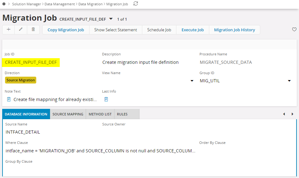 Migration Utility Jobs - Technical Documentation For IFS Cloud