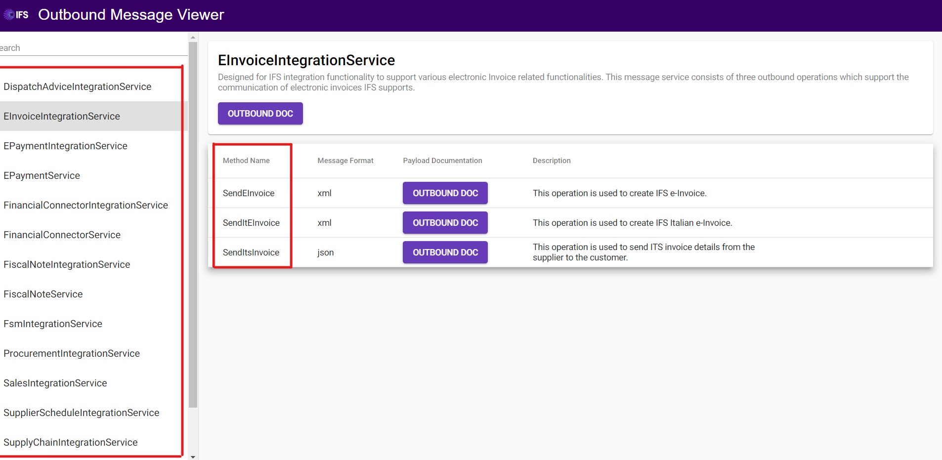 outbound message viewer tool