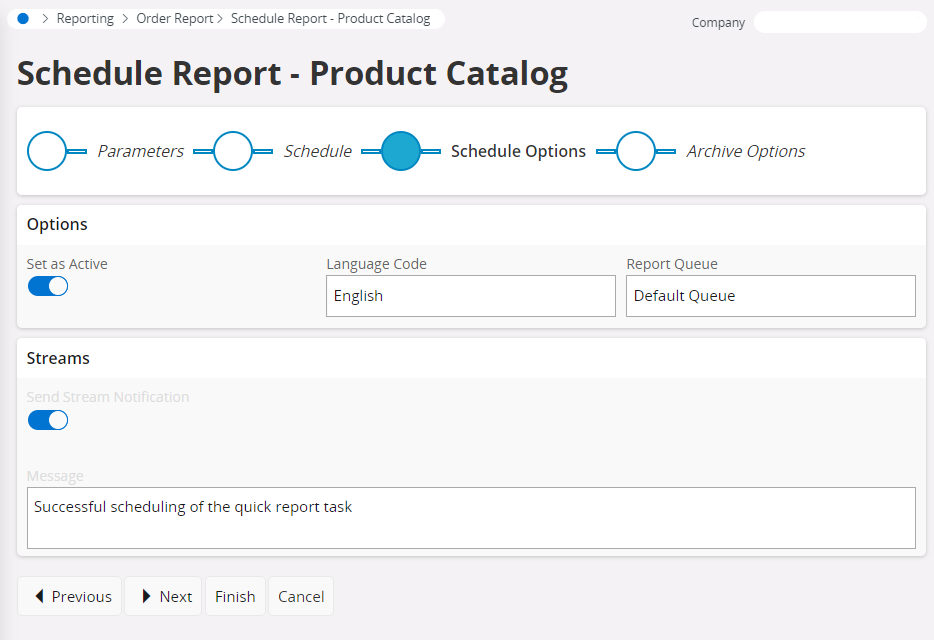 Scheduled Quick Reports - Technical Documentation For IFS Cloud
