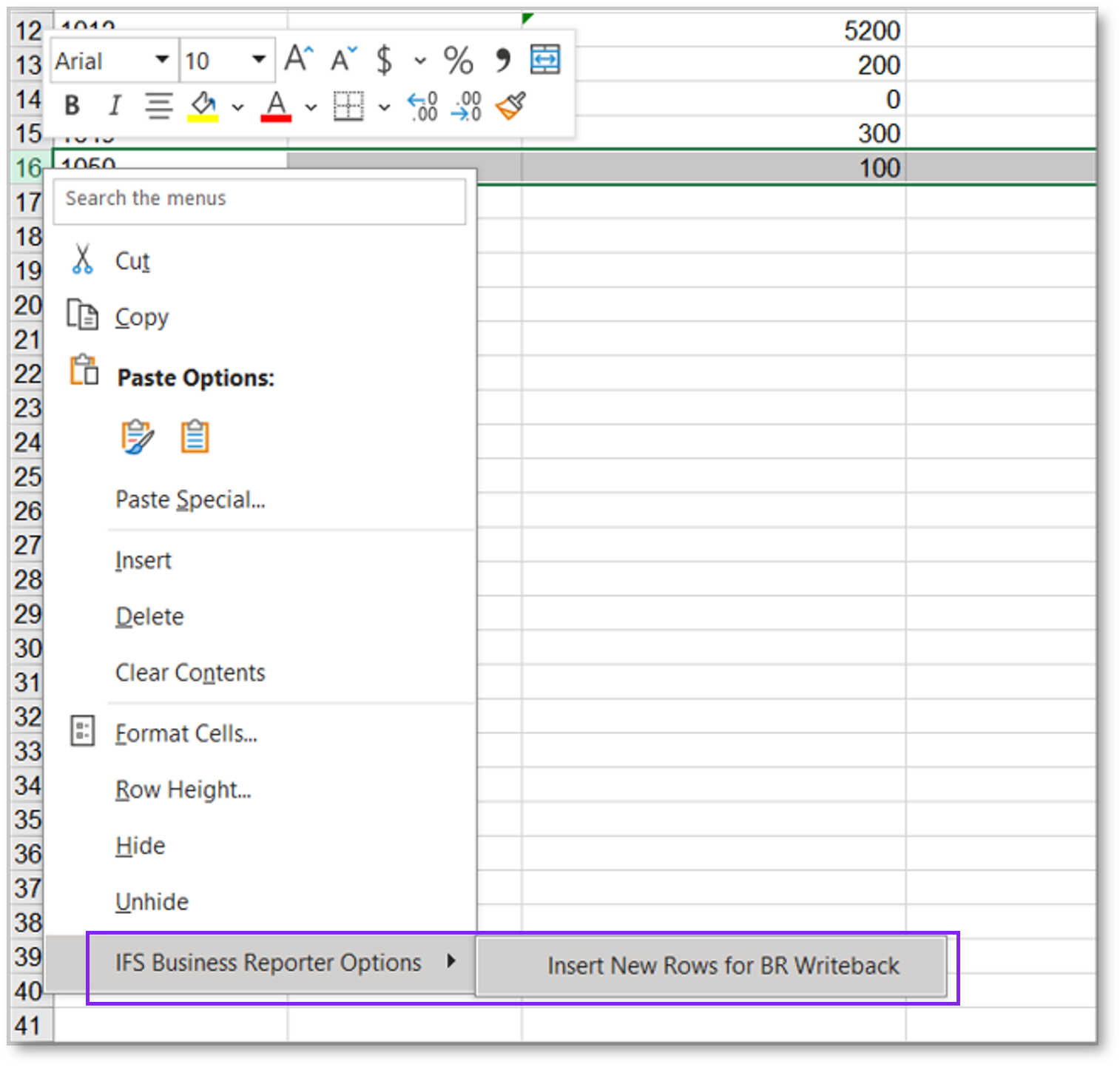 Perform Writeback - Technical Documentation For IFS Cloud