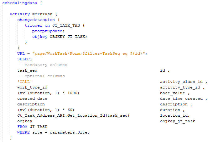 Data Fetch Rule example