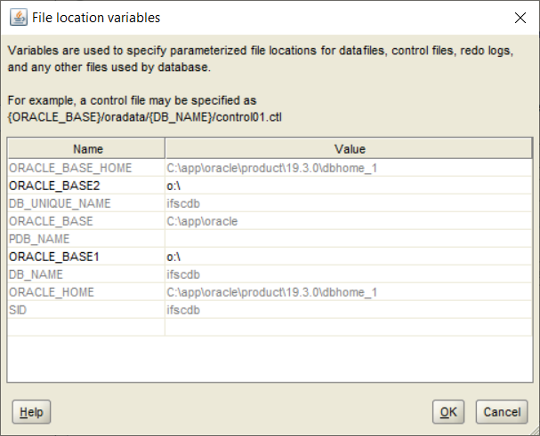 030 create oracle19c database - Technical Documentation For IFS Cloud