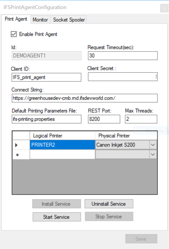 Configure and Install.Net based Print Agents - Technical Documentation ...