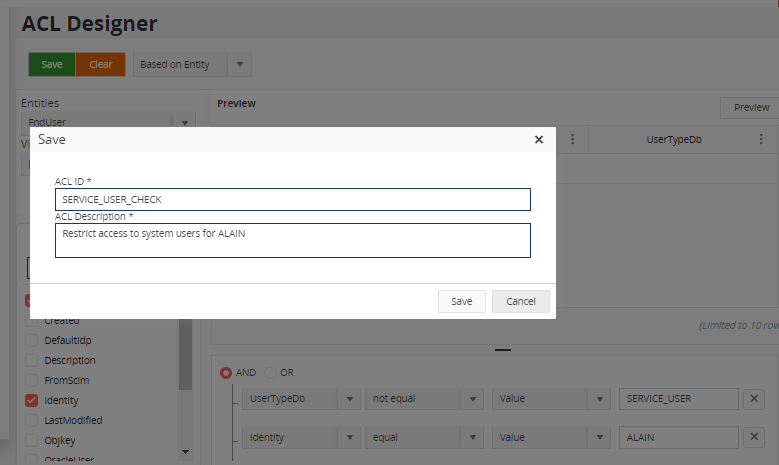ACL Designer - Technical Documentation For IFS Cloud