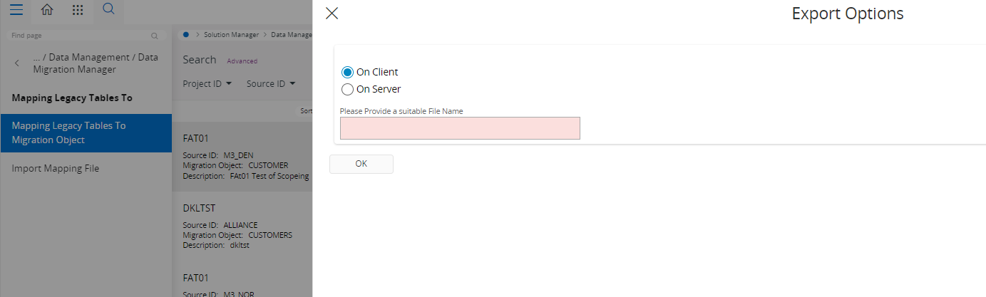 Map Legacy Data Target Table - Technical Documentation For IFS Cloud