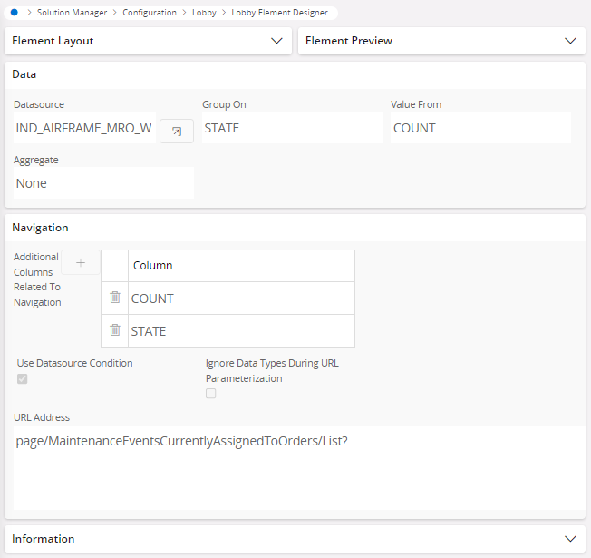 Configuring Funnel Chart Elements - Technical Documentation For IFS Cloud