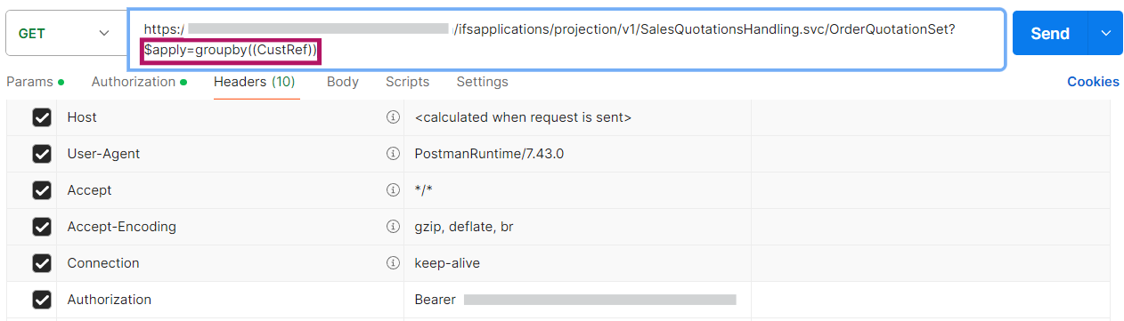 Read Records with Apply Options - Technical Documentation For IFS Cloud