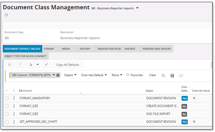 Miscellaneous BR Configuration - Technical Documentation For IFS Cloud