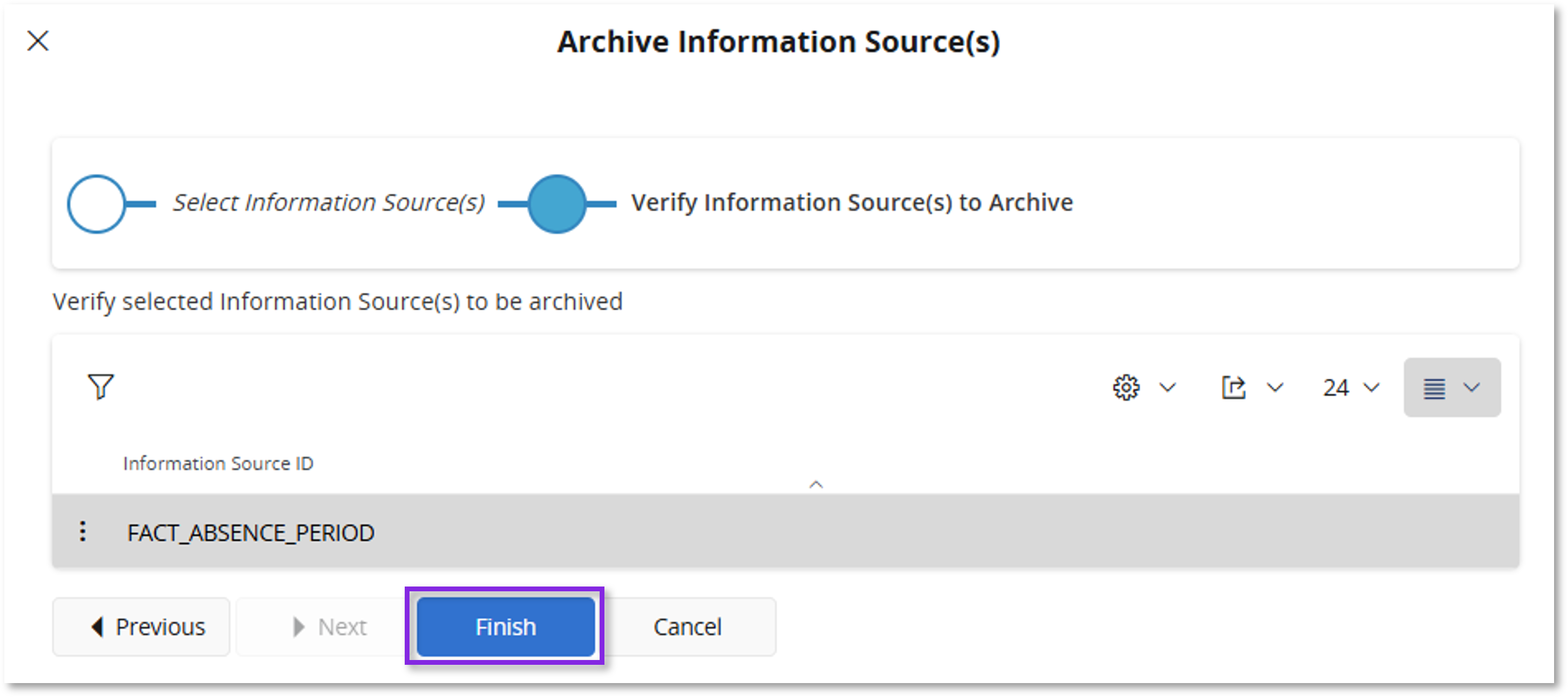 Archive Information Source Metadata - Technical Documentation For IFS Cloud
