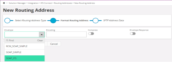 Customization of Envelopes - Technical Documentation For IFS Cloud