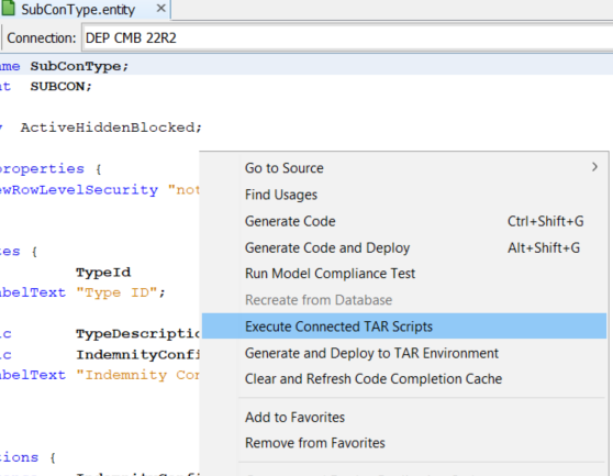 Tool Features - Technical Documentation For IFS Cloud